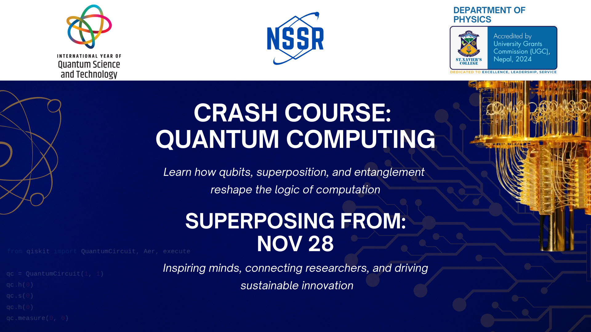 Quantum computing workshop